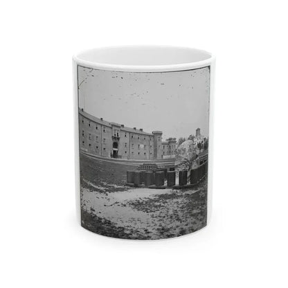 Charleston, S.C. The Citadel Seen Across Marion Square (U.S. Civil War) White Coffee Mug 11oz - Go Mug Yourself