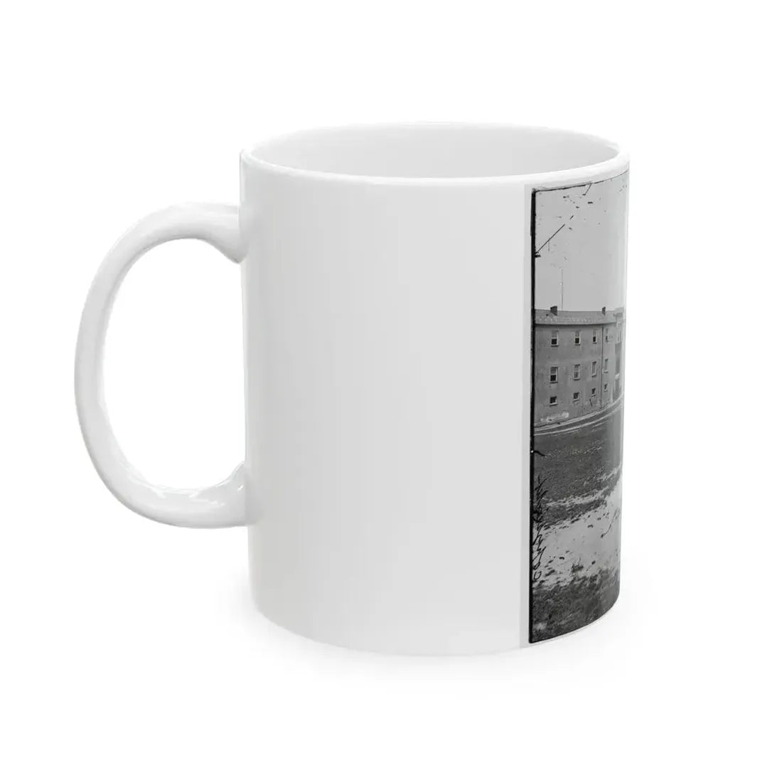 Charleston, S.C. The Citadel Seen Across Marion Square (U.S. Civil War) White Coffee Mug - Go Mug Yourself