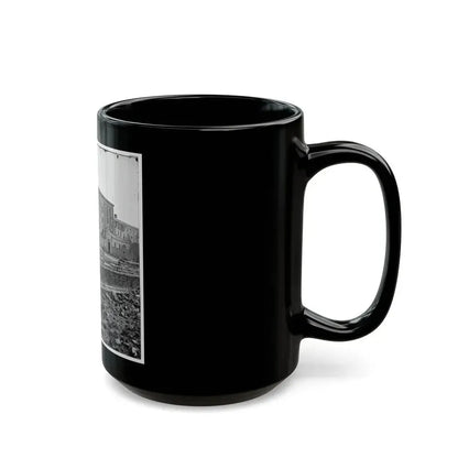 Charleston, S.C. The Fire-Scarred Mills House; Hibernian Hall At Left (U.S. Civil War) Black Coffee Mug - Go Mug Yourself