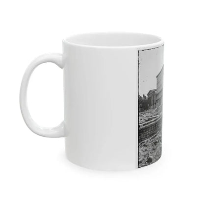 Charleston, S.C. The Fire-Scarred Mills House; Hibernian Hall At Left (U.S. Civil War) White Coffee Mug - Go Mug Yourself