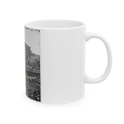 Charleston, S.C. The Fire-Scarred Mills House; Hibernian Hall At Left (U.S. Civil War) White Coffee Mug - Go Mug Yourself