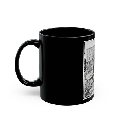 Charleston, S.C. The Mills House, With Adjacent Ruins (U.S. Civil War) Black Coffee Mug - Go Mug Yourself