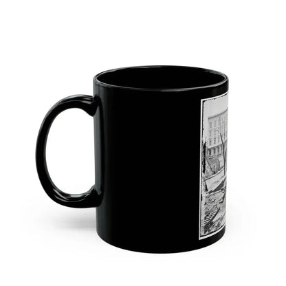 Charleston, S.C. The Mills House, With Adjacent Ruins (U.S. Civil War) Black Coffee Mug - Go Mug Yourself