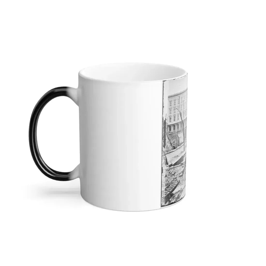 Charleston, S.C. The Mills House, With Adjacent Ruins (U.S. Civil War) Color Changing Coffee Mug 11oz - Go Mug Yourself