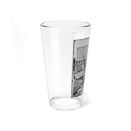 Charleston, S.C. The Mills House, With Adjacent Ruins (U.S. Civil War) Pint Glass 16oz - Go Mug Yourself