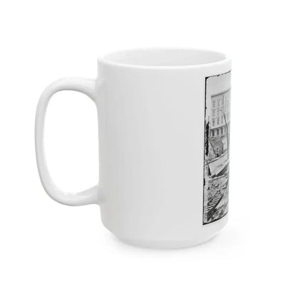 Charleston, S.C. The Mills House, With Adjacent Ruins (U.S. Civil War) White Coffee Mug - Go Mug Yourself