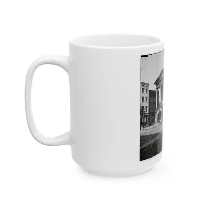 Charleston, S.C. The Old Market House (188 Meeting Street) (U.S. Civil War) White Coffee Mug - Go Mug Yourself