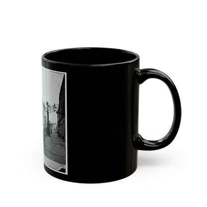 Charleston, S.C. The Post Office (Old Exchange And Custom House, 122 East Bay) (U.S. Civil War) Black Coffee Mug - Go Mug Yourself