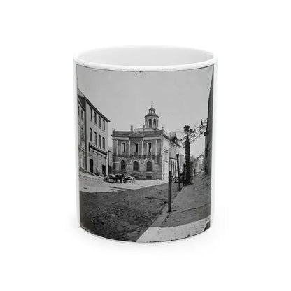 Charleston, S.C. The Post Office (Old Exchange And Custom House, 122 East Bay) (U.S. Civil War) White Coffee Mug 11oz - Go Mug Yourself