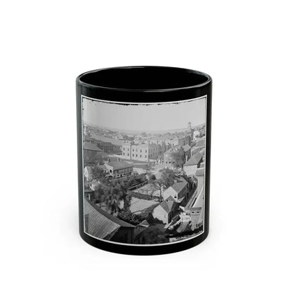 Charleston, S.C. View, From Roof Of Orphan Asylum; The Citadel In Middle Distance (U.S. Civil War) Black Coffee Mug 11oz - Go Mug Yourself