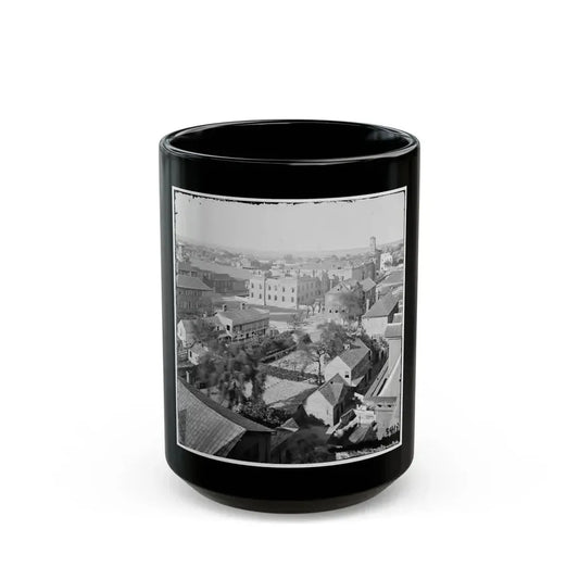 Charleston, S.C. View, From Roof Of Orphan Asylum; The Citadel In Middle Distance (U.S. Civil War) Black Coffee Mug 15oz - Go Mug Yourself