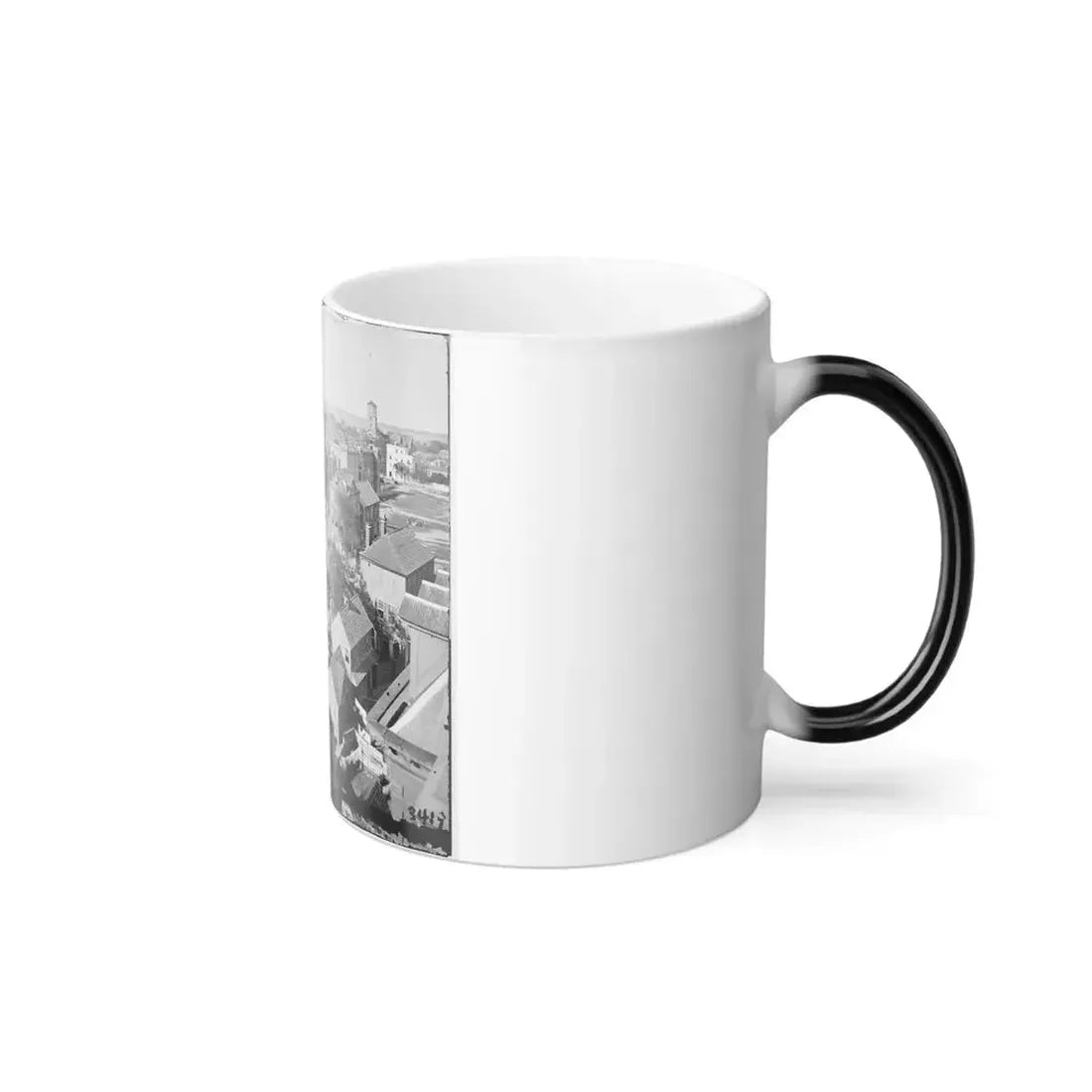 Charleston, S.C. View, From Roof of Orphan Asylum; the Citadel in Middle Distance (U.S. Civil War) Color Changing Coffee Mug 11oz - Go Mug Yourself