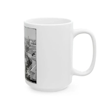 Charleston, S.C. View, From Roof Of Orphan Asylum; The Citadel In Middle Distance (U.S. Civil War) White Coffee Mug - Go Mug Yourself