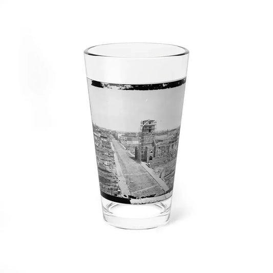 Charleston, S.C. View From Roof Of The Mills House, Looking Up Meeting Street; Ruins Of The Circular Church In Center (U.S. Civil War) Pint Glass 16oz 16oz - Go Mug Yourself