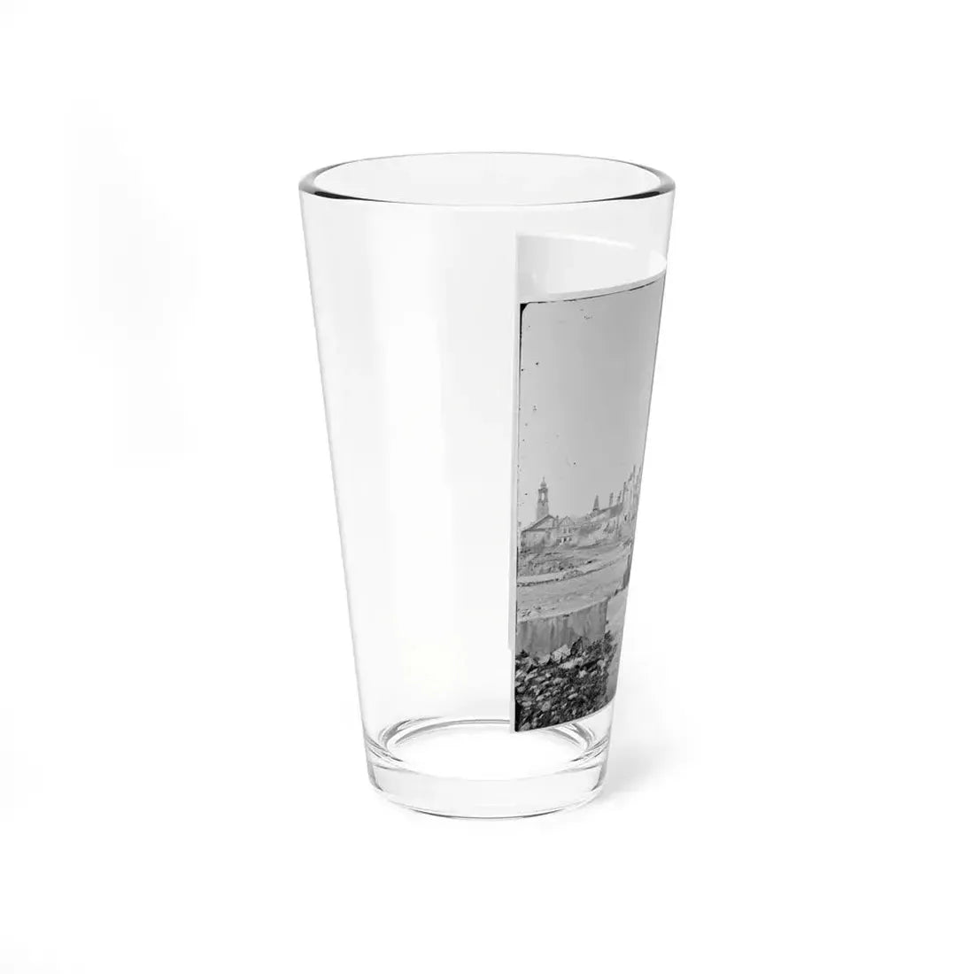 Charleston, S.C. View Of Ruined Buildings Through Porch Of The Circular Church (150 Meeting Street) (U.S. Civil War) Pint Glass 16oz - Go Mug Yourself