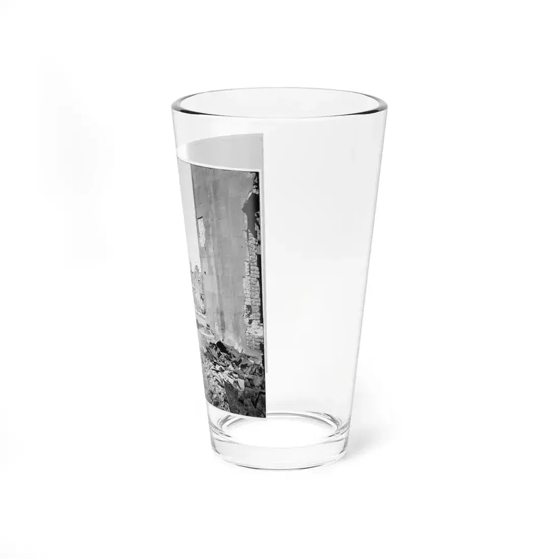 Charleston, S.C. View Of Ruined Buildings Through Porch Of The Circular Church (150 Meeting Street) (U.S. Civil War) Pint Glass 16oz - Go Mug Yourself