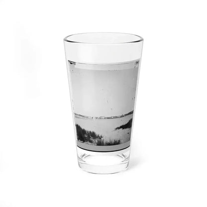 Charleston, South Carolina (Vicinity). Distance View Of Fortification On Morris Island (U.S. Civil War) Pint Glass 16oz 16oz - Go Mug Yourself