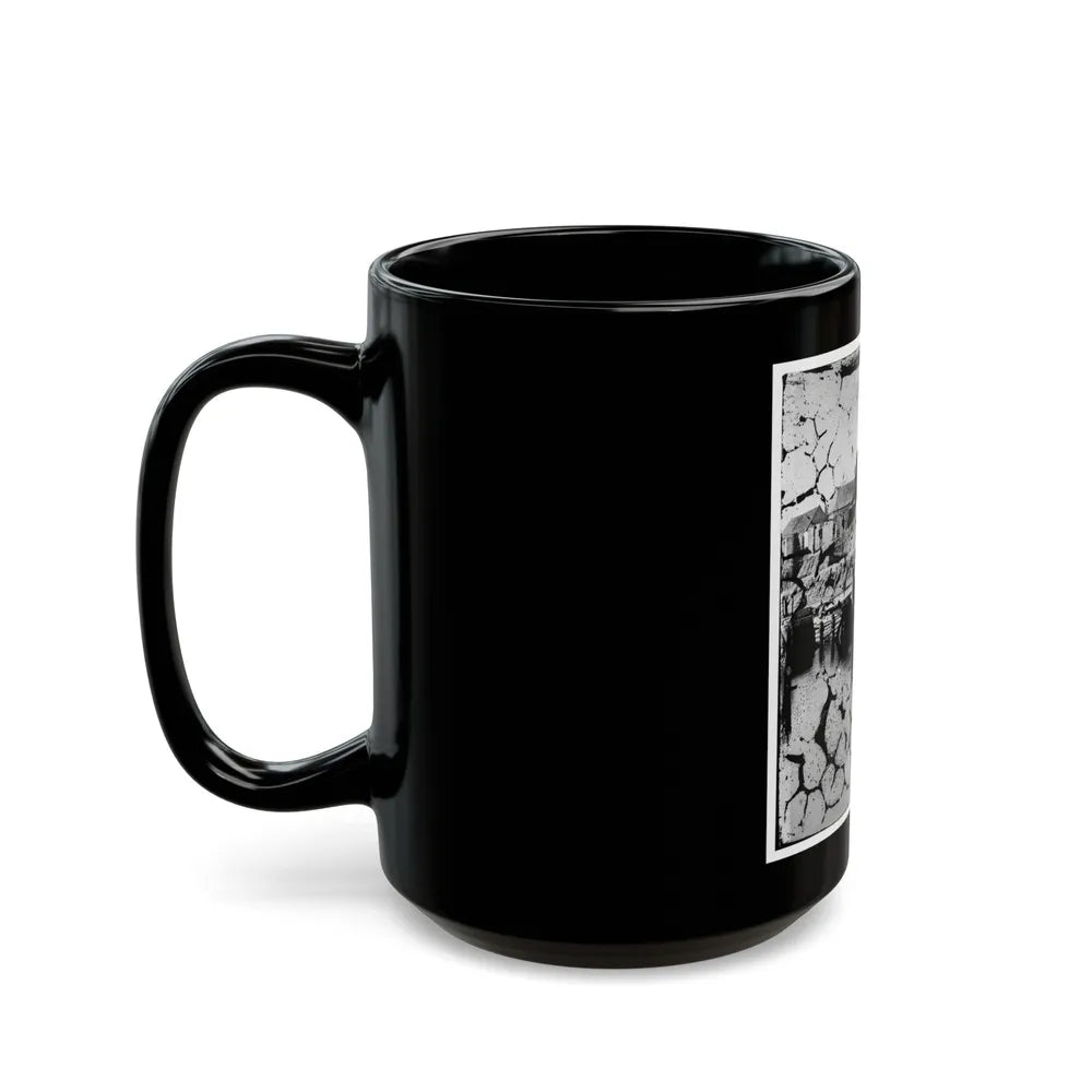 Charleston, South Carolina. Waterfront (U.S. Civil War) Black Coffee Mug-Go Mug Yourself