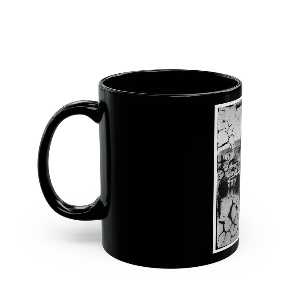 Charleston, South Carolina. Waterfront (U.S. Civil War) Black Coffee Mug-Go Mug Yourself