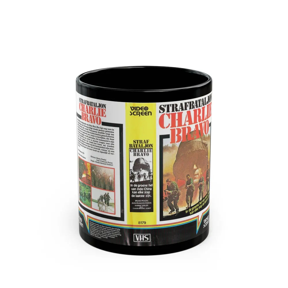 CHARLIE BRAVO (VHS COVER) - Black Coffee Mug-11oz-Go Mug Yourself