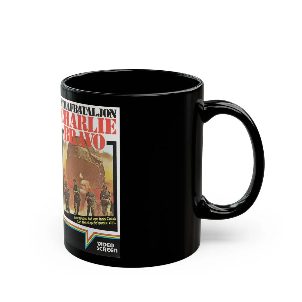 CHARLIE BRAVO (VHS COVER) - Black Coffee Mug-Go Mug Yourself