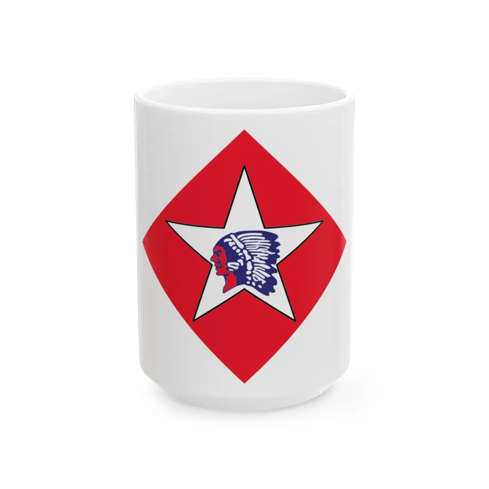 Charlie CO 2nd Platoon & 1st Btn 6th Marine (USMC) White Coffee Mug-15oz-Go Mug Yourself