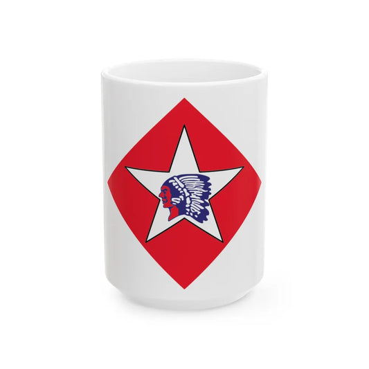 Charlie CO 2nd Platoon & 1st Btn 6th Marine (USMC) White Coffee Mug-15oz-Go Mug Yourself