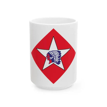 Charlie CO 2nd Platoon & 1st Btn 6th Marine (USMC) White Coffee Mug 15oz - Go Mug Yourself