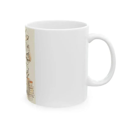 Charm and Grace, Saturday Evening Post illustration - White Coffee Mug - Go Mug Yourself