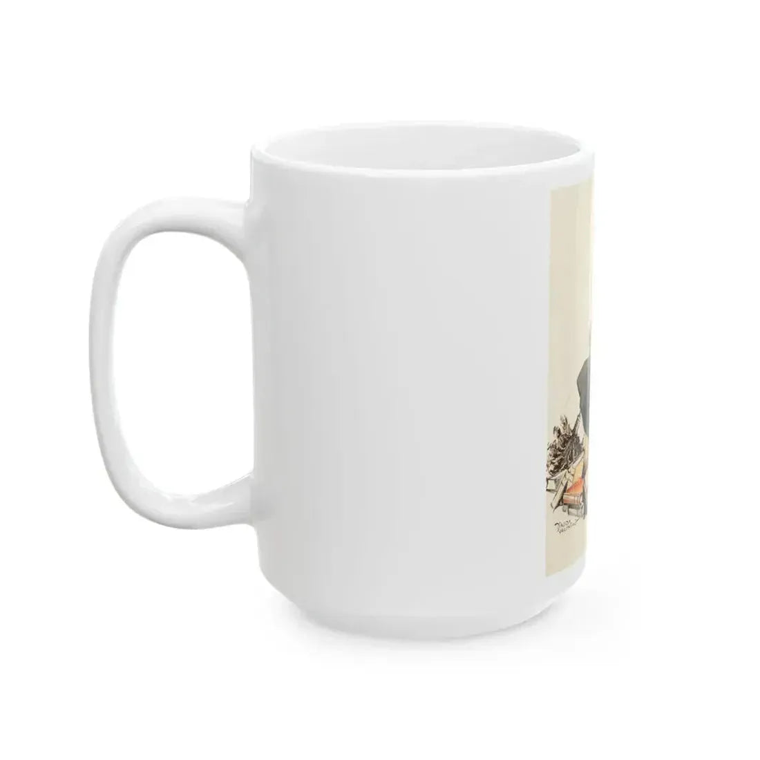 Charm and Grace, Saturday Evening Post illustration - White Coffee Mug - Go Mug Yourself