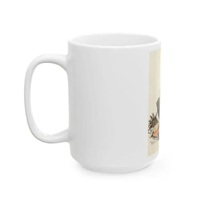 Charm and Grace, Saturday Evening Post illustration - White Coffee Mug - Go Mug Yourself