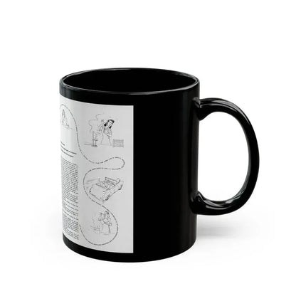 Chart Your Course, Calling All Girls, August 1946 - Black Coffee Mug - Go Mug Yourself
