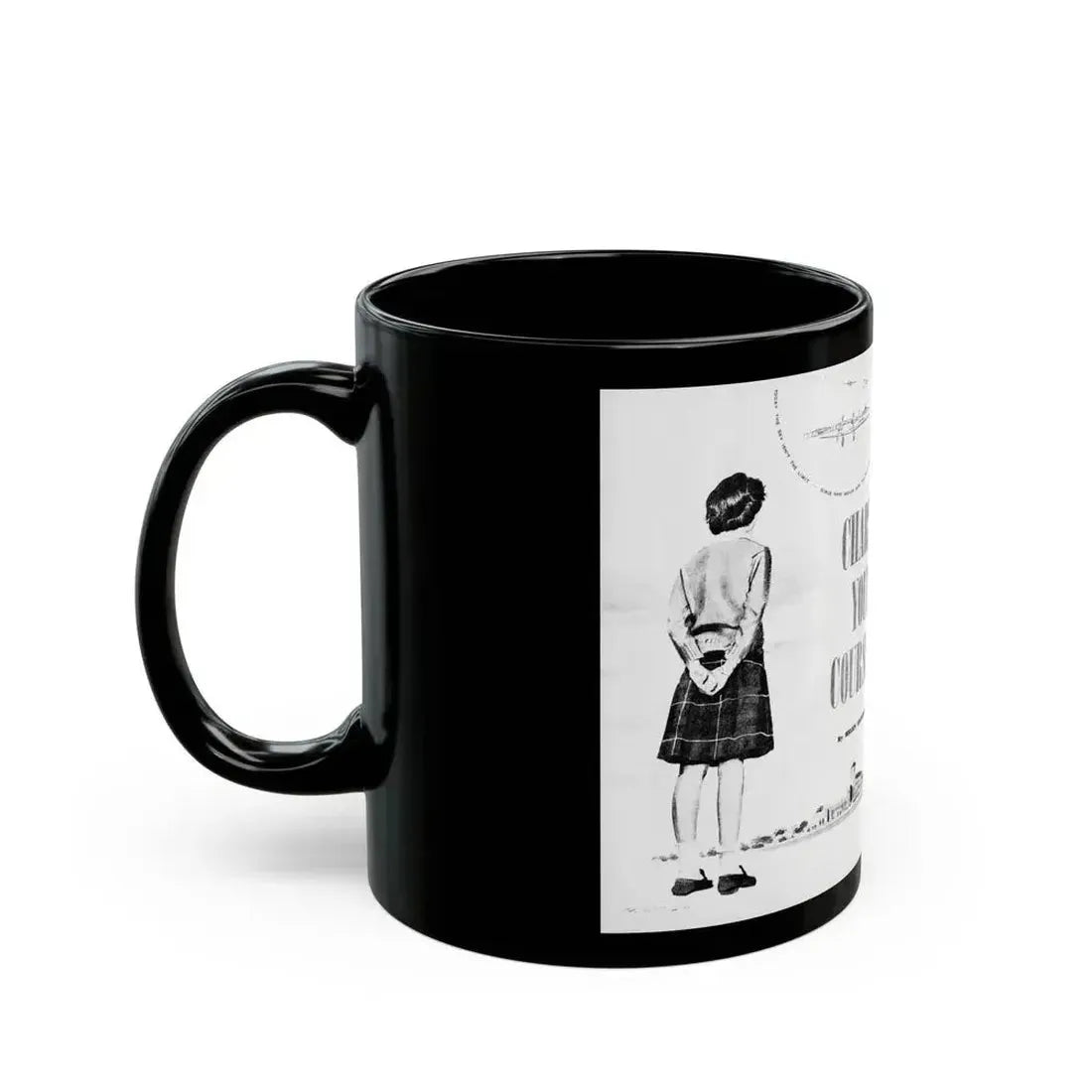 Chart Your Course, Calling All Girls, August 1946 - Black Coffee Mug - Go Mug Yourself