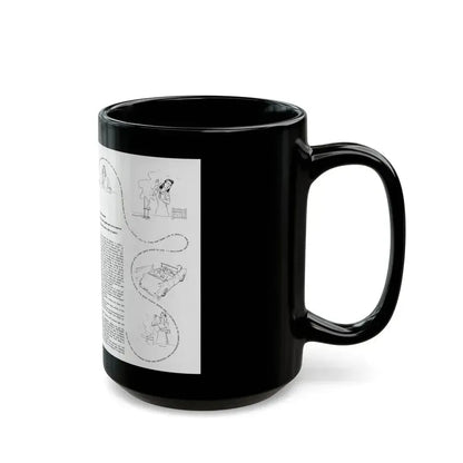 Chart Your Course, Calling All Girls, August 1946 - Black Coffee Mug - Go Mug Yourself