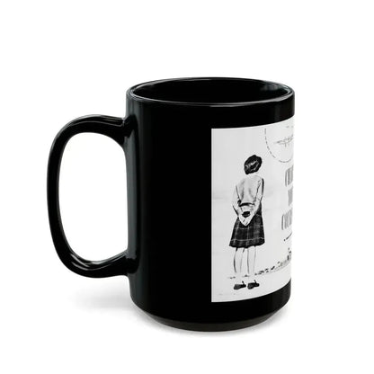 Chart Your Course, Calling All Girls, August 1946 - Black Coffee Mug - Go Mug Yourself
