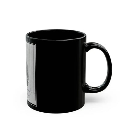 Chas. H. Davis, Rear Admiral, Three-Quarter Length Portrait, Seated, Facing Slightly Left (U.S. Civil War) Black Coffee Mug - Go Mug Yourself