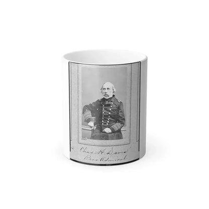 Chas. H. Davis, Rear Admiral, Three-Quarter Length Portrait, Seated, Facing Slightly Left (U.S. Civil War) Color Changing Coffee Mug 11oz Default Title 11oz - Go Mug Yourself