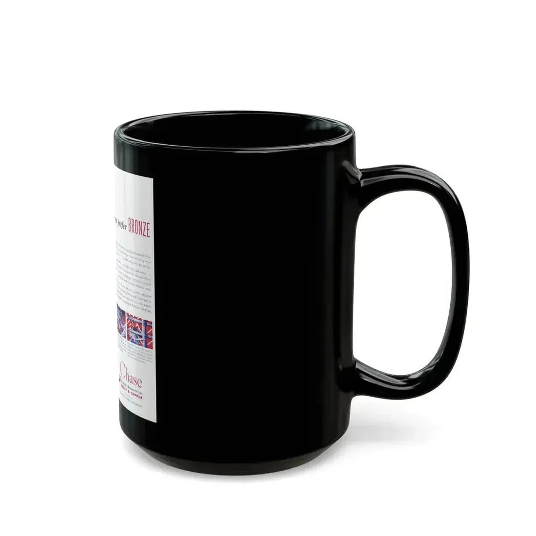 Chase ad, 1952 - Black Coffee Mug - Go Mug Yourself