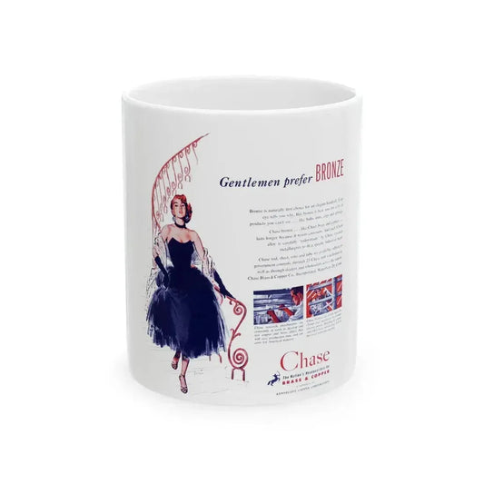 Chase ad, 1952 - White Coffee Mug 11oz - Go Mug Yourself