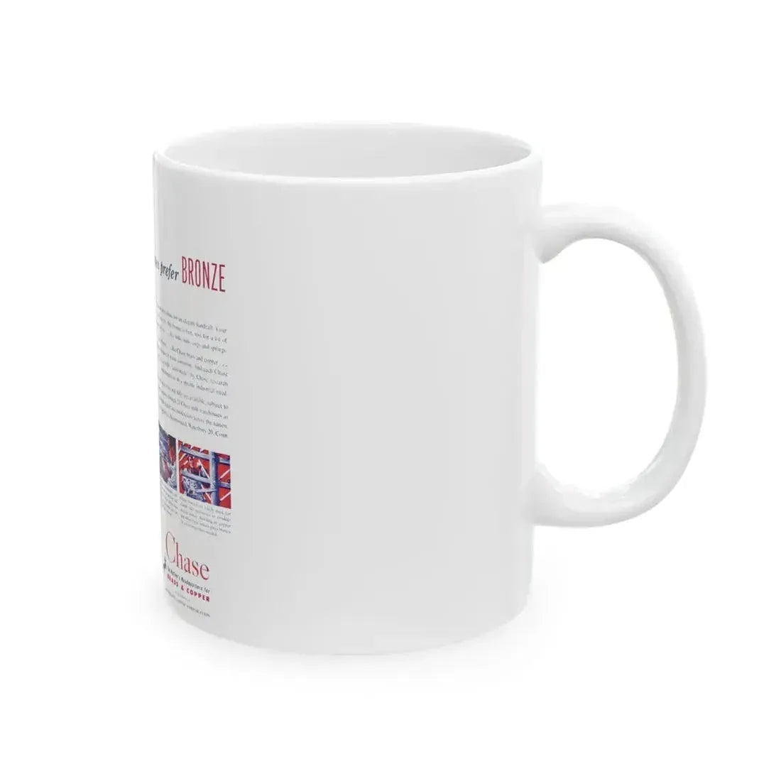 Chase ad, 1952 - White Coffee Mug - Go Mug Yourself