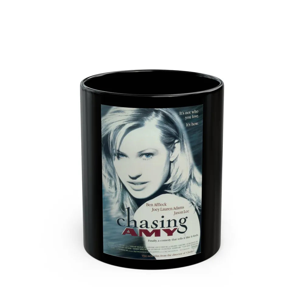 CHASING AMY 1997 Movie Poster - Black Coffee Mug-11oz-Go Mug Yourself