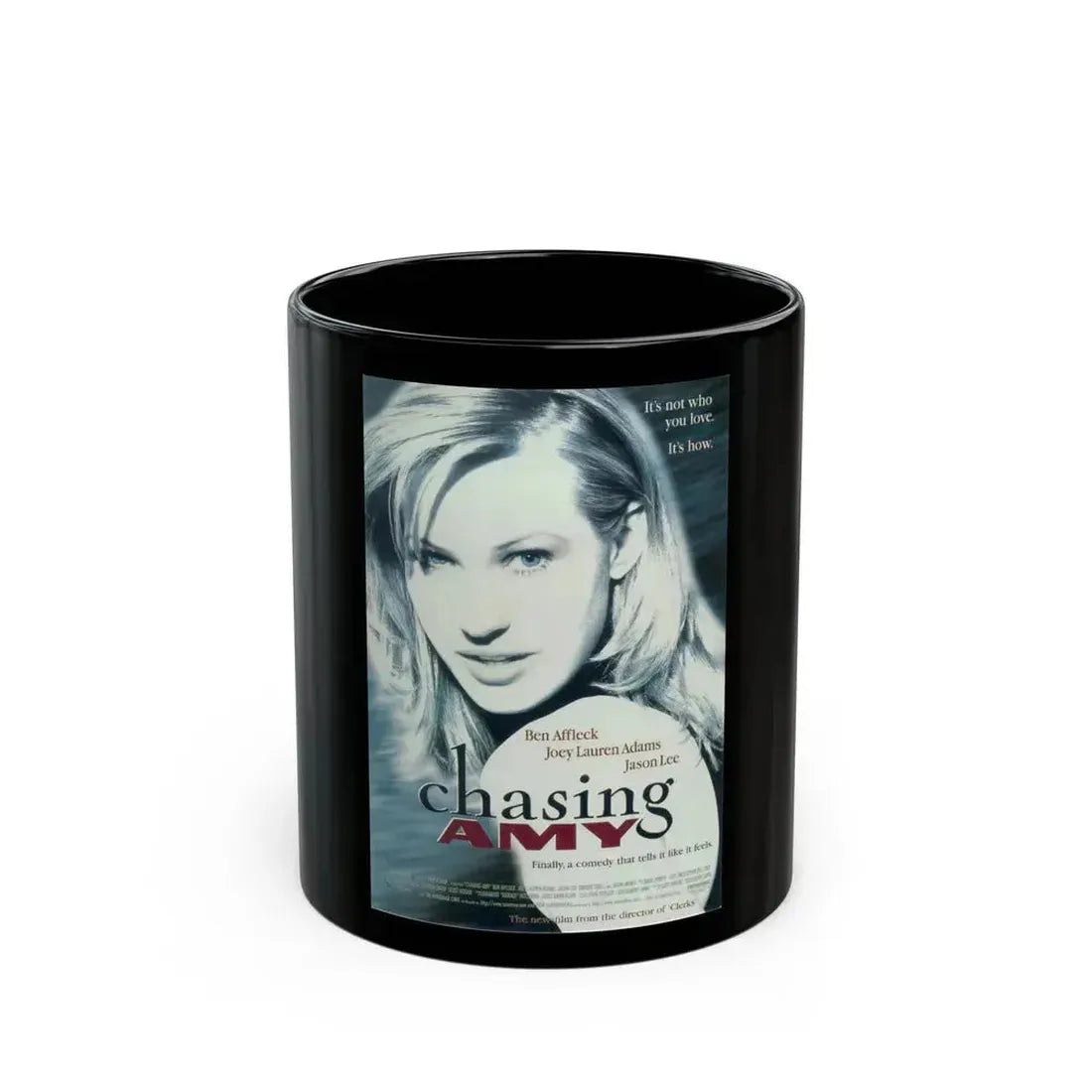 CHASING AMY 1997 Movie Poster - Black Coffee Mug 11oz - Go Mug Yourself