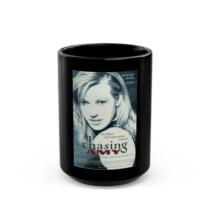 CHASING AMY 1997 Movie Poster - Black Coffee Mug-15oz-Go Mug Yourself