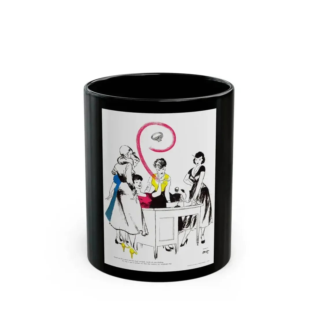 Chatelaine magazine, Nov 1953 - Black Coffee Mug 11oz - Go Mug Yourself