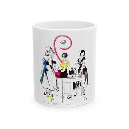 Chatelaine magazine, Nov 1953 - White Coffee Mug 11oz - Go Mug Yourself