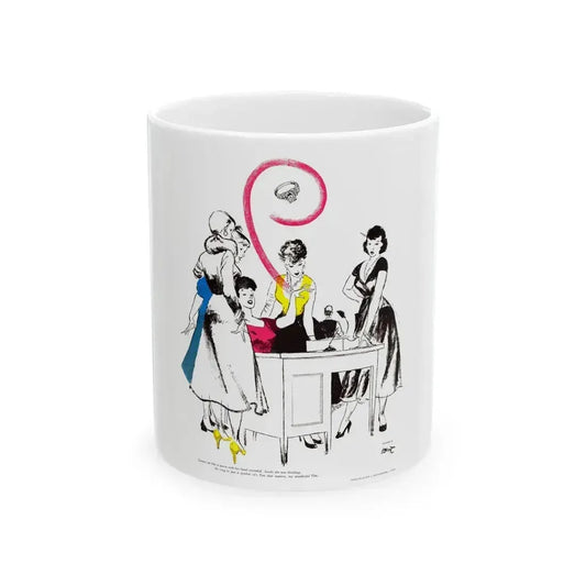 Chatelaine magazine, Nov 1953 - White Coffee Mug 11oz - Go Mug Yourself