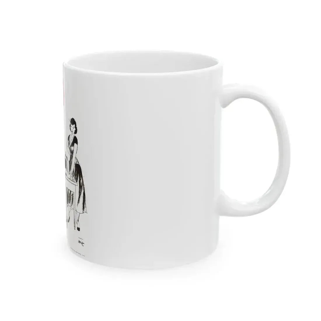 Chatelaine magazine, Nov 1953 - White Coffee Mug - Go Mug Yourself