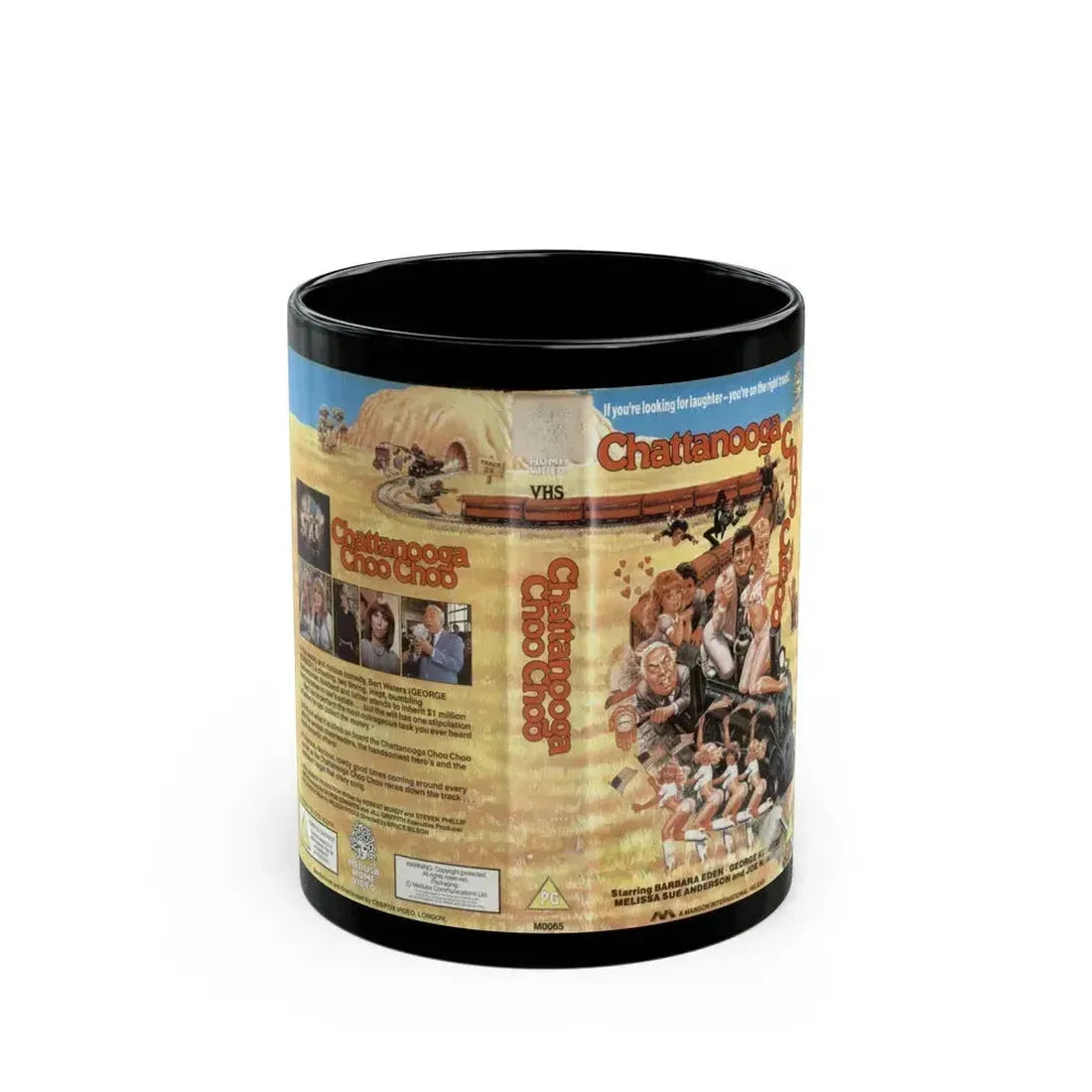 CHATTANOOGA CHOO CHOO (VHS COVER) - Black Coffee Mug 11oz - Go Mug Yourself