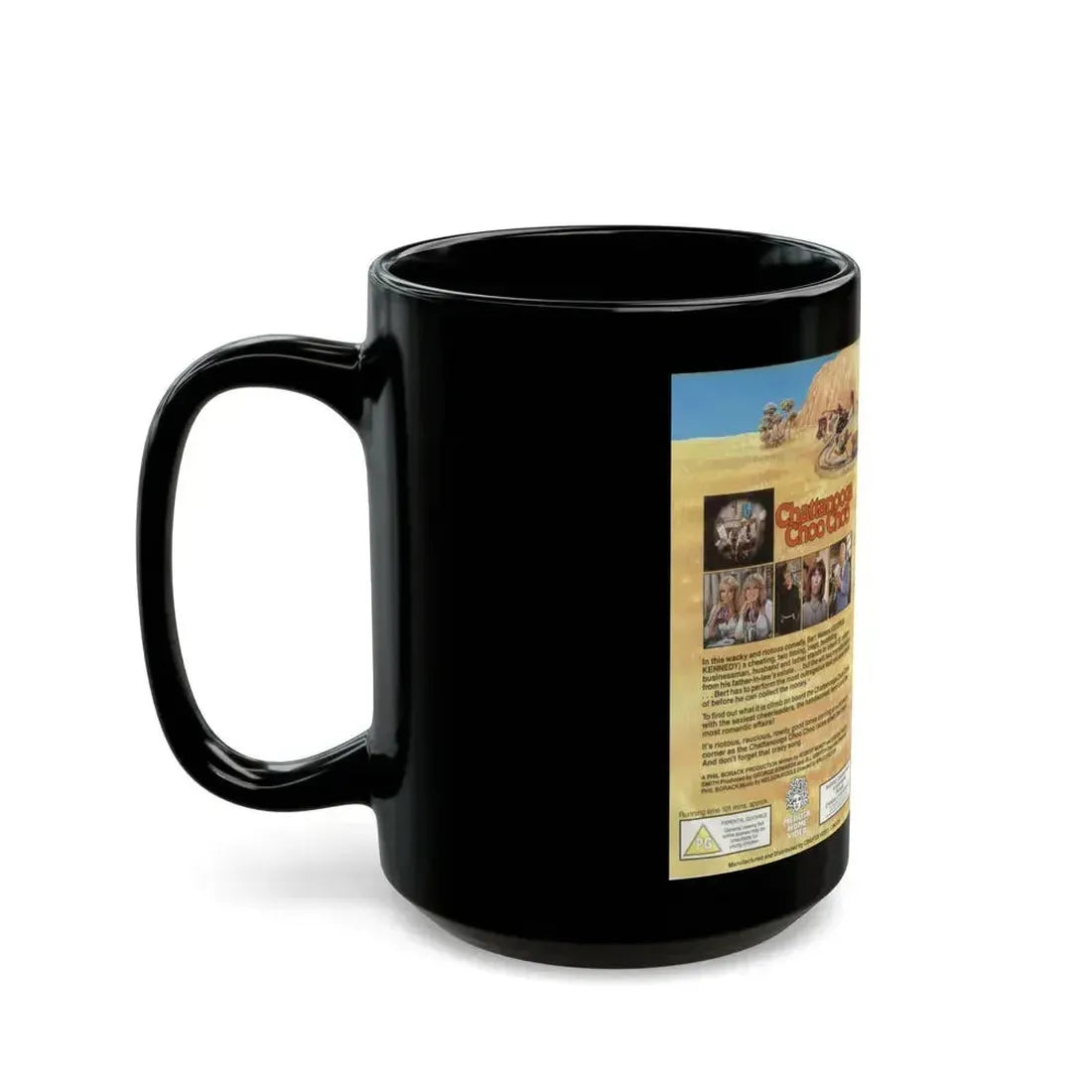 CHATTANOOGA CHOO CHOO (VHS COVER) - Black Coffee Mug - Go Mug Yourself
