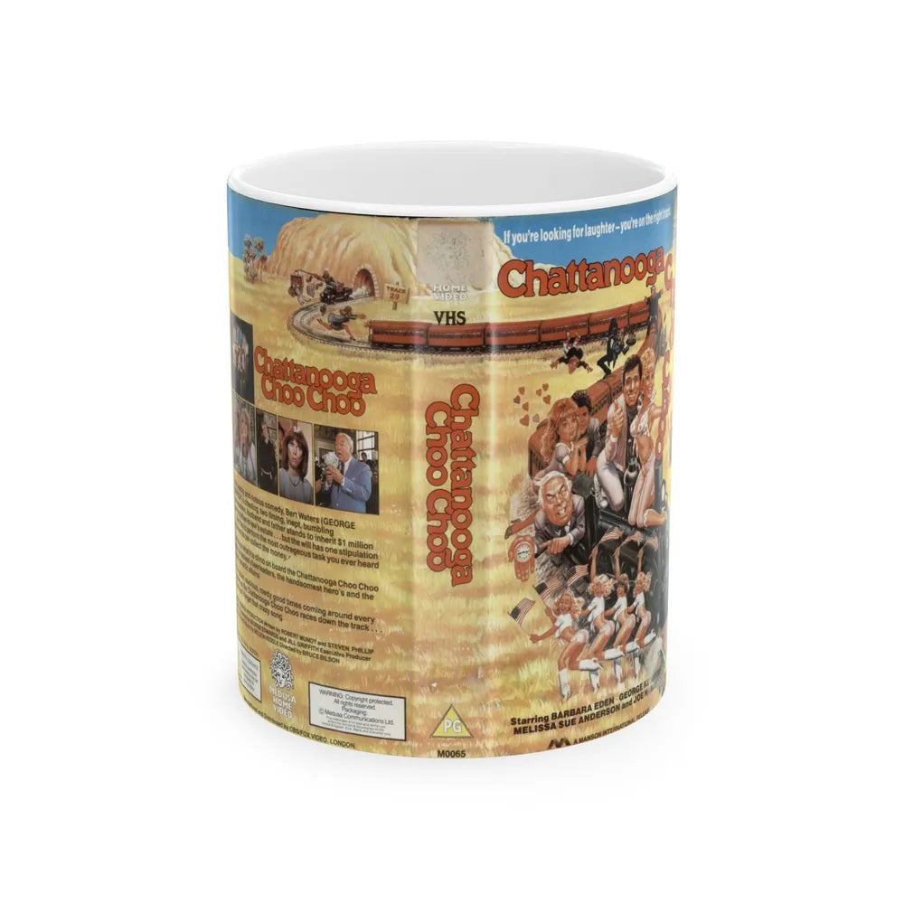 CHATTANOOGA CHOO CHOO (VHS COVER) - White Coffee Mug-11oz-Go Mug Yourself